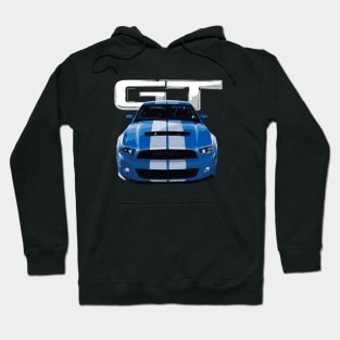 GT Mustang Grabber Blue s197 Hoodie